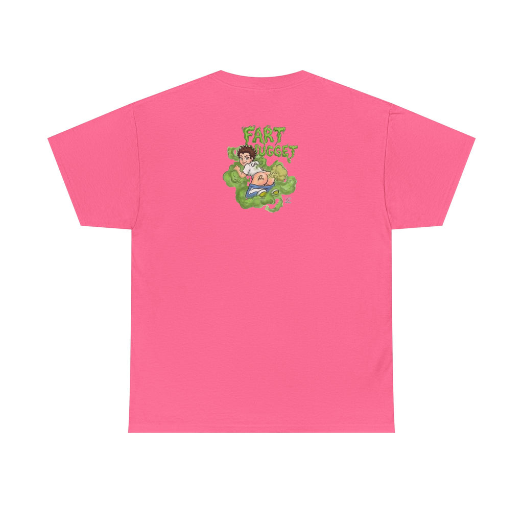 Fart Nugget graphic tee | Funny cartoon kid fart illustration T-Shirt