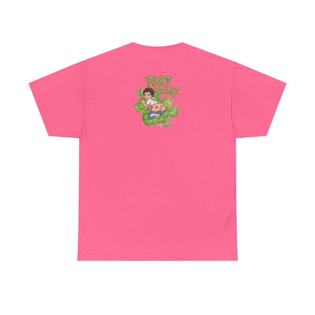 Fart Nugget graphic tee | Funny cartoon kid fart illustration T-Shirt