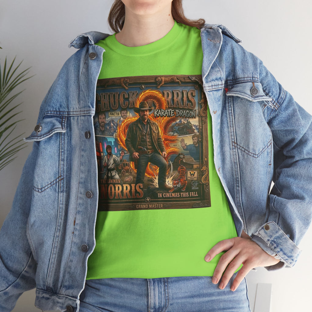 Retro Action Movie Poster T-Shirt | Vintage Fighter Hero Tee