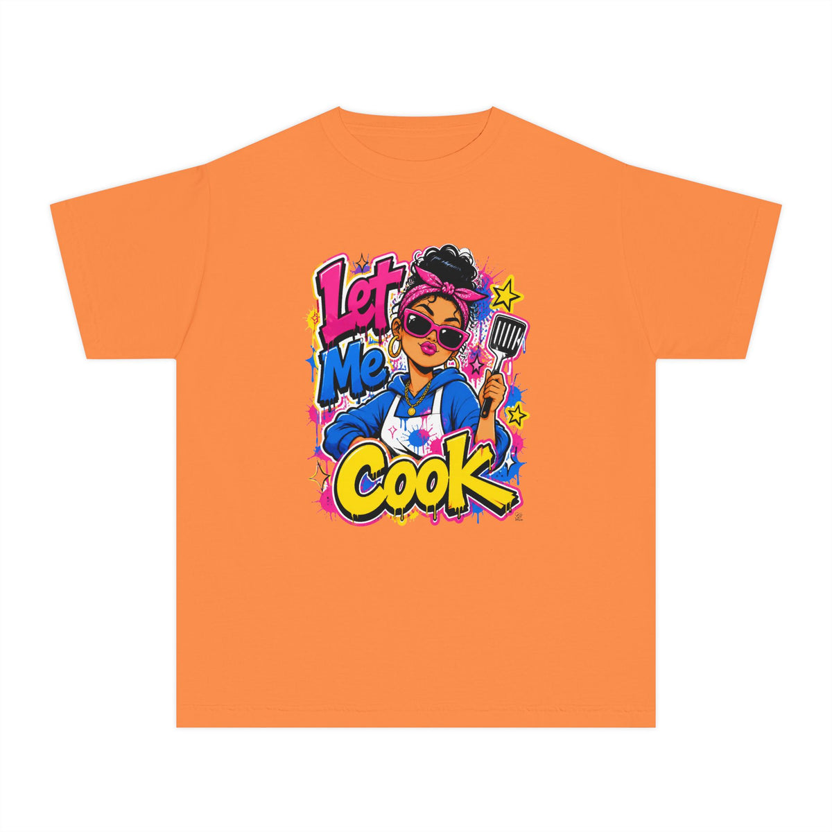 Let Me Cook Cartoon Chef Youth T-Shirt