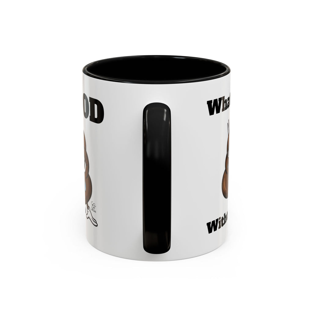 #MOOD Winnie without the poo Funny Poop Emoji Accent Coffee Mug – 11/15oz Novelty Gift by GT Artland