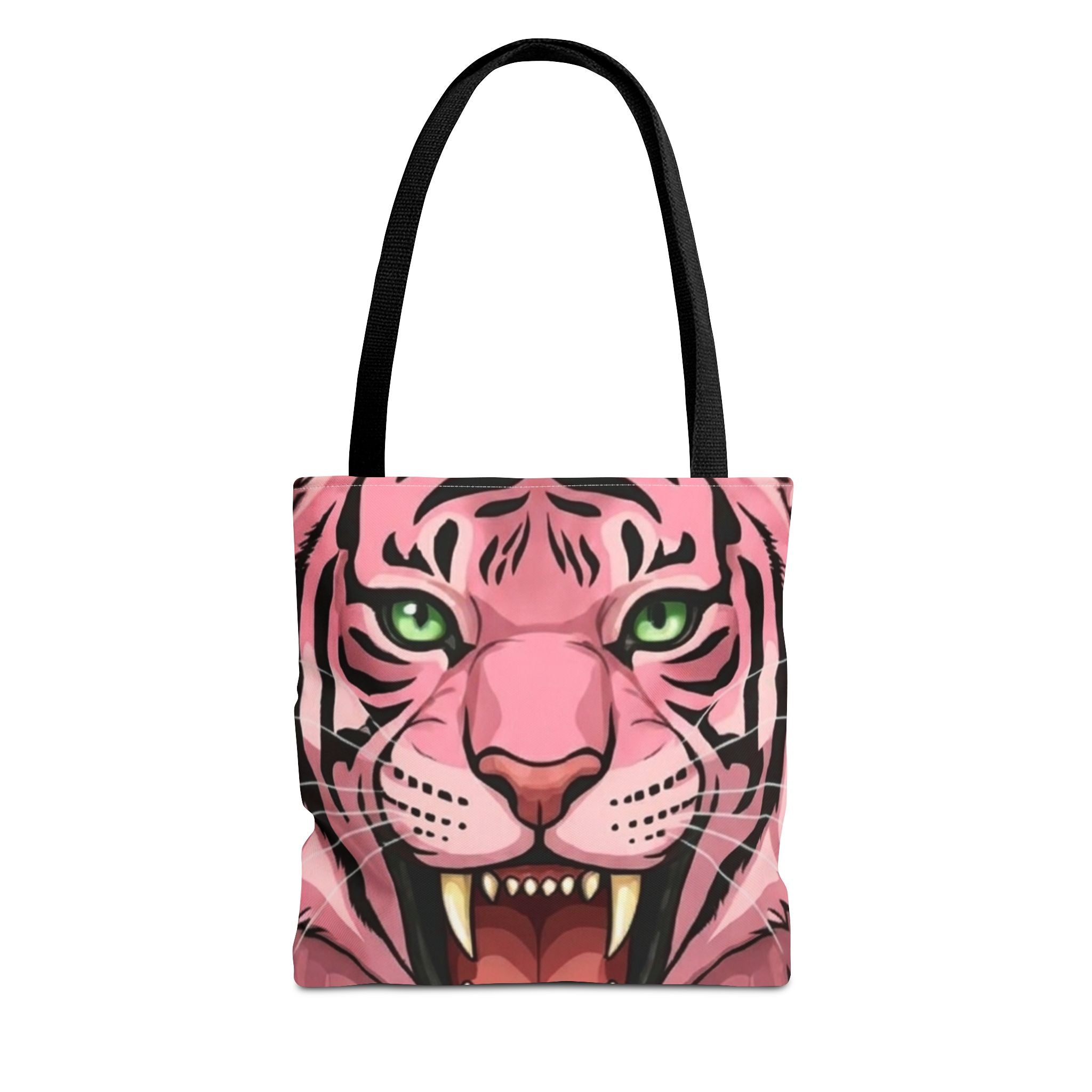 Elite Pink Designer Exotic Tiger Face Tote Bag by GT Artland
