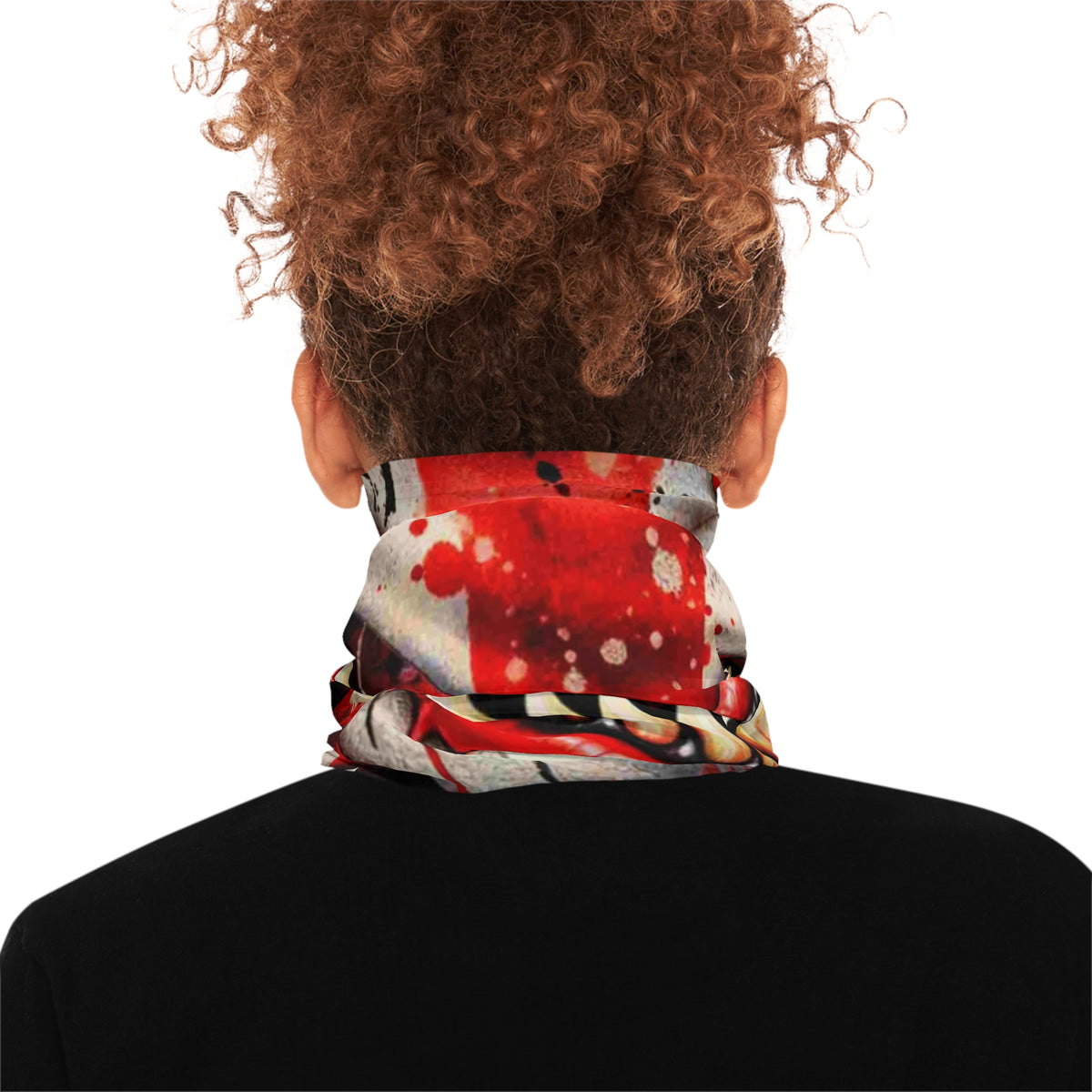 Bloody Clown Face Smile Lightweight Neck Gaiter | Horror Mask, Creepy Circus by GT Artland