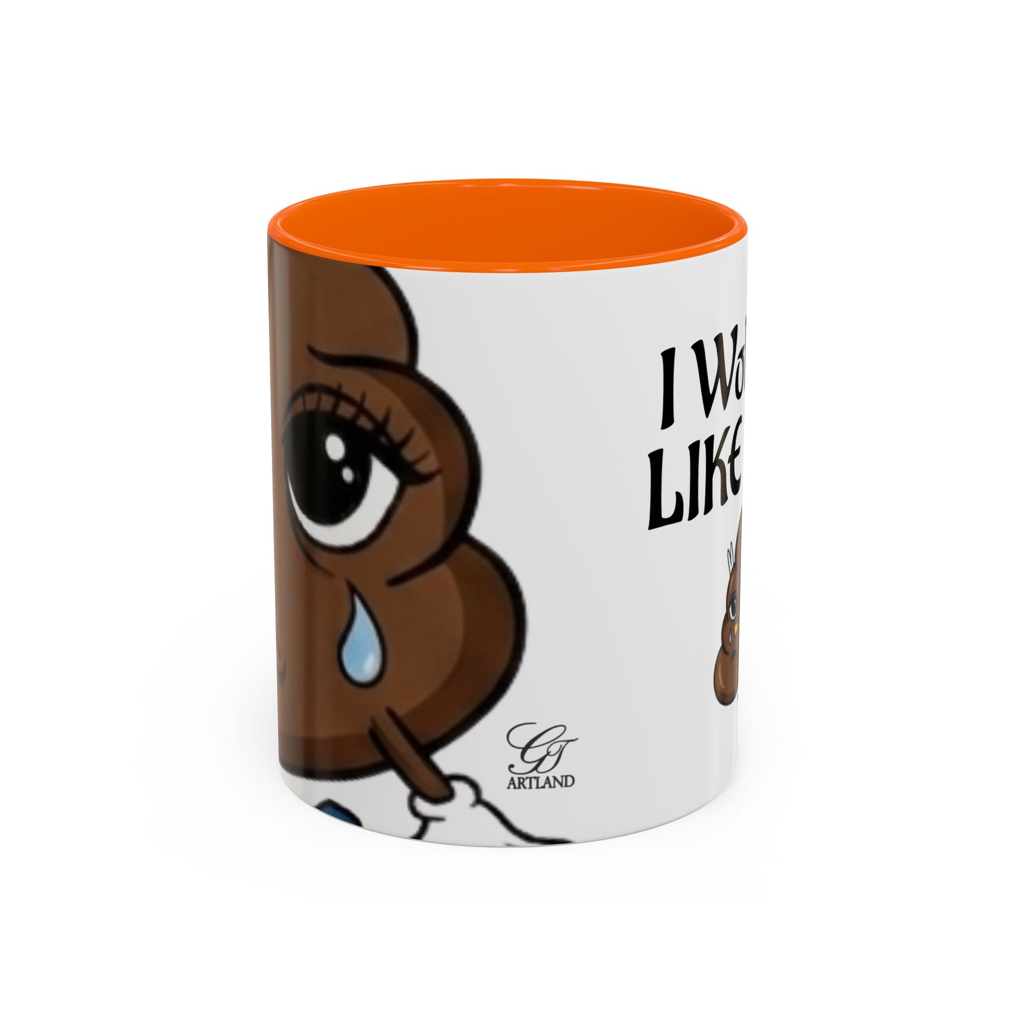 I Woke Up Like This Coffee Mug – Funny Poop Emoji Designer Accent Mug (11/15oz) by GT Artland