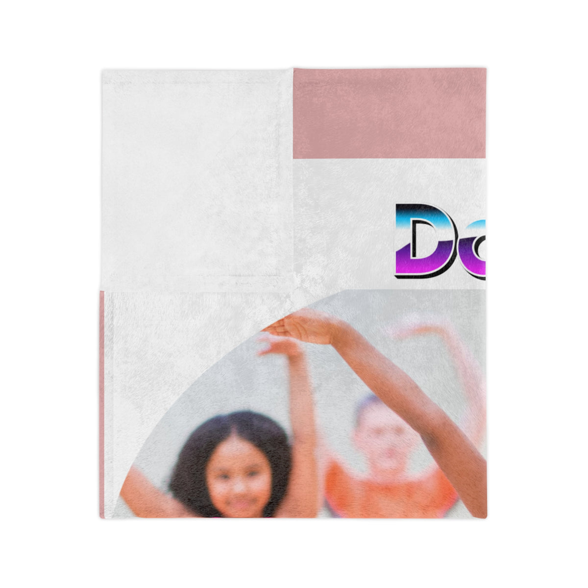 Colourful Dancing Girls' Velveteen  Blanket