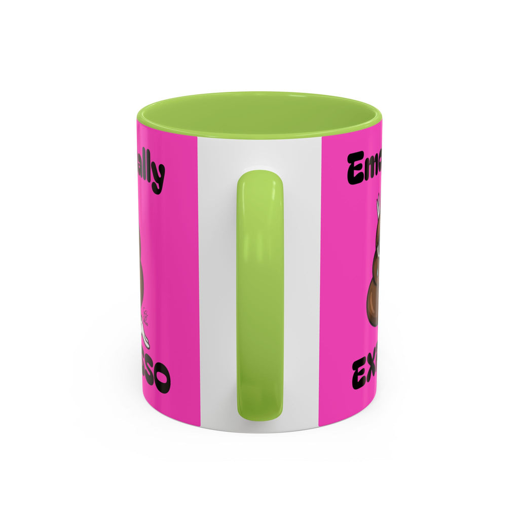 Emotionally Expresso Cute Crying Poop Emoji Designer Coffee Mug by GT Artland