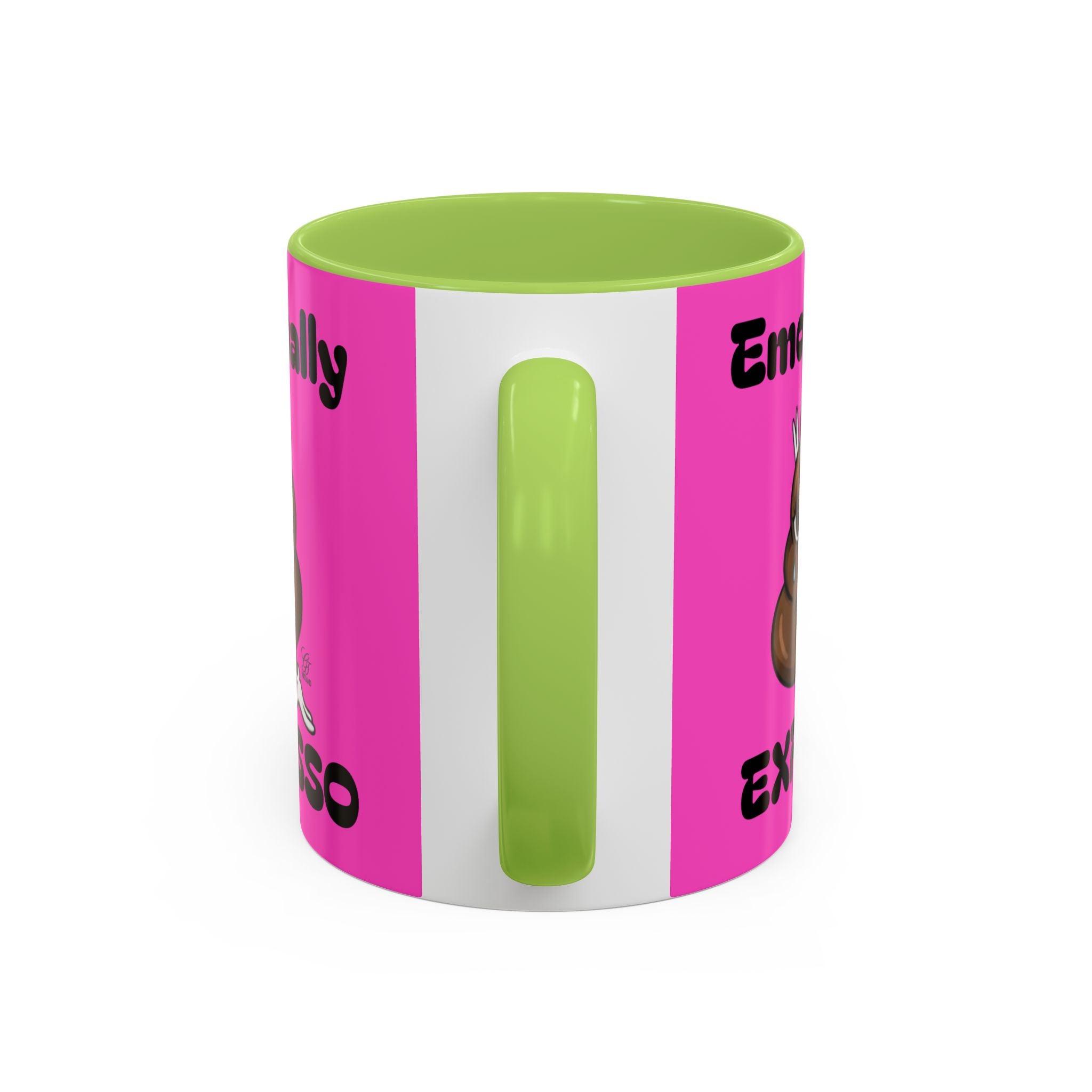 Emotionally Expresso Cute Crying Poop Emoji Designer Coffee Mug by GT Artland