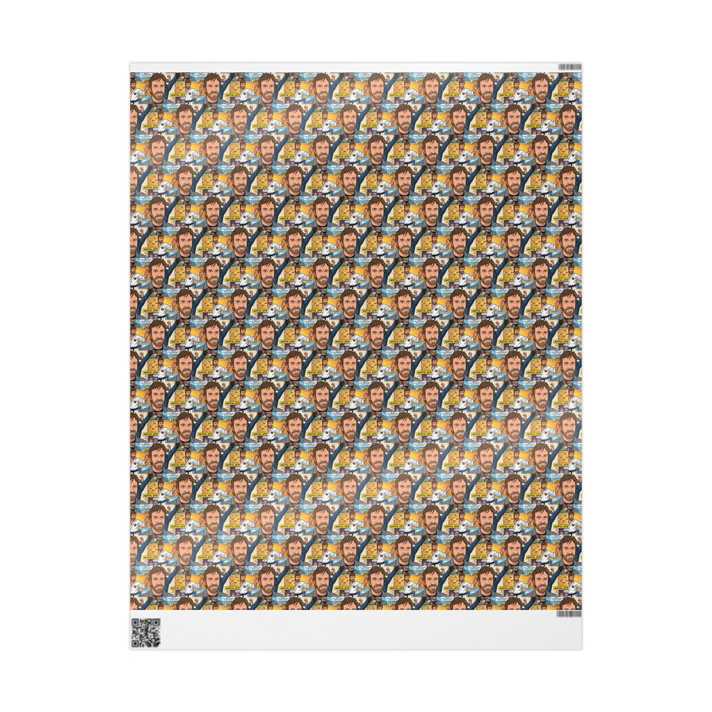 Chuck Norris Comic Strip Wrapping Paper