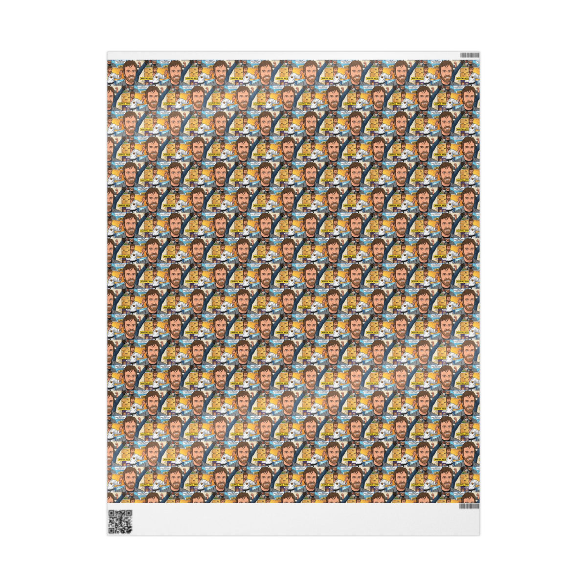 Chuck Norris Comic Strip Wrapping Paper