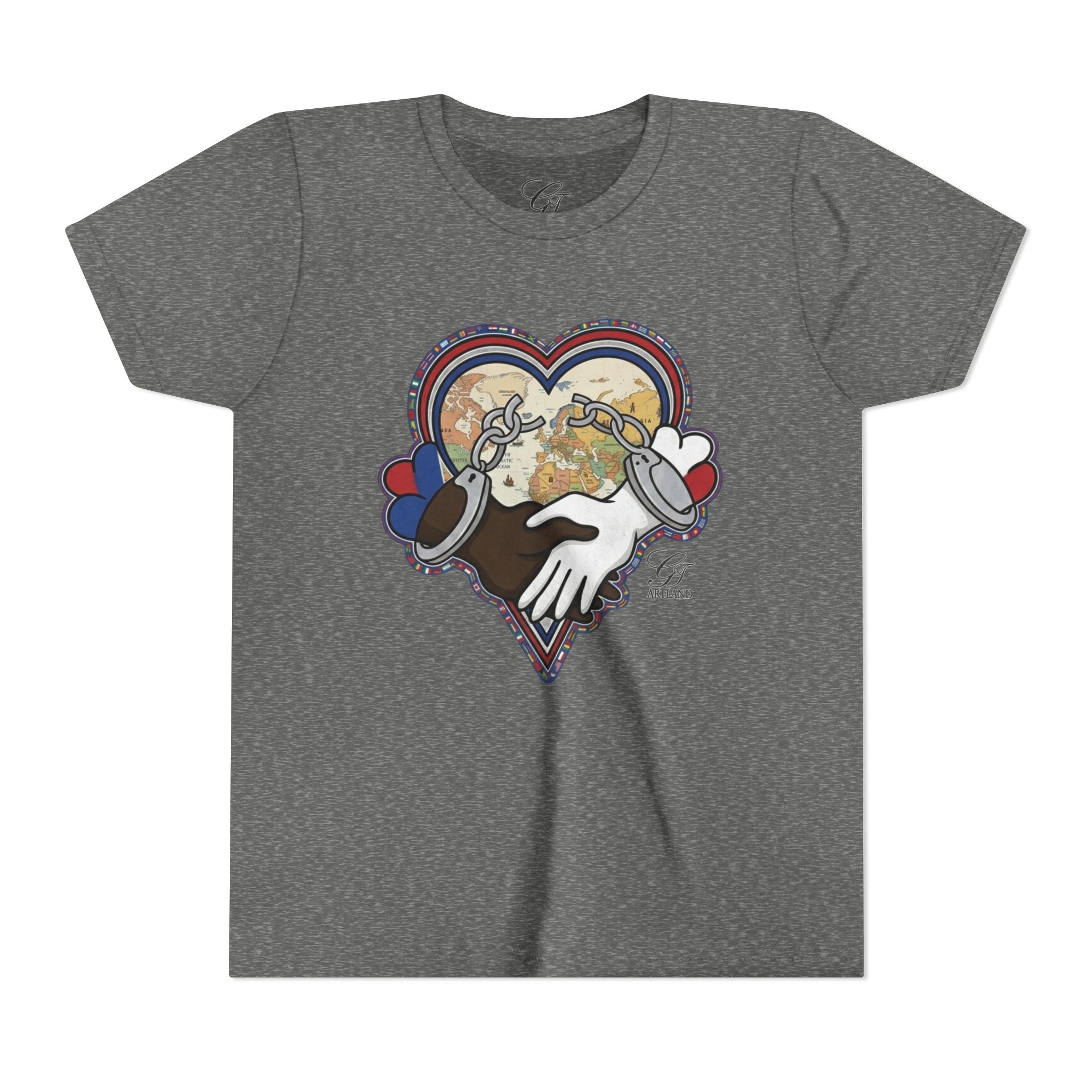 Heart Hands Graphic Tee | Youth Short Sleeve Tee by GT Artland