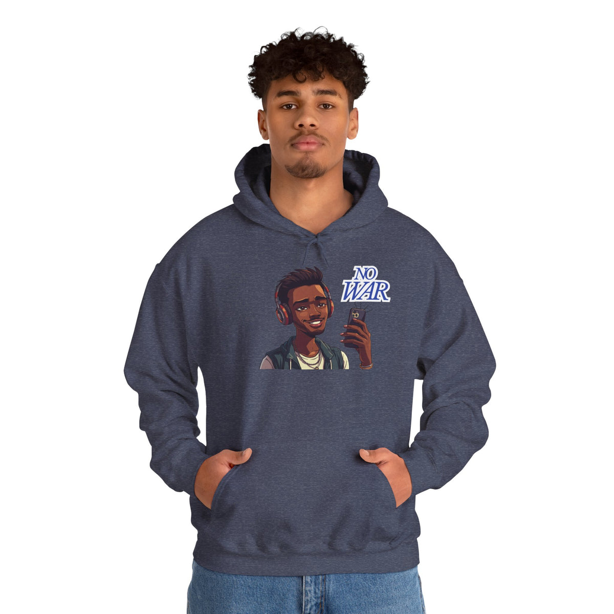 No War Unisex Heavy Blend Hoodie -Sweatshirt