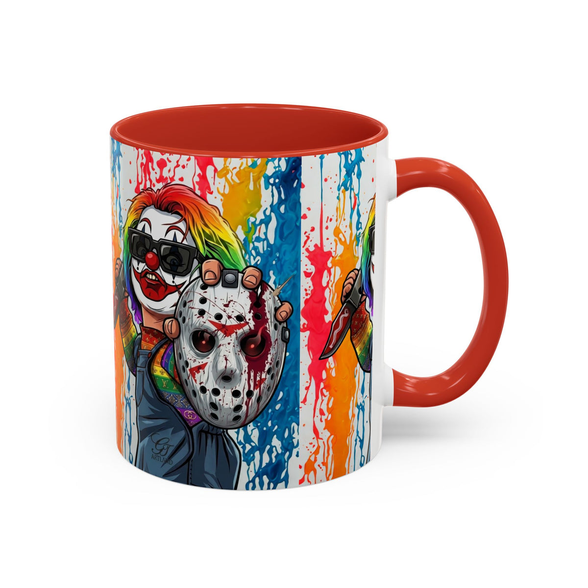 Rainbow Slasher Horror Slasher Artwork by GT Artland