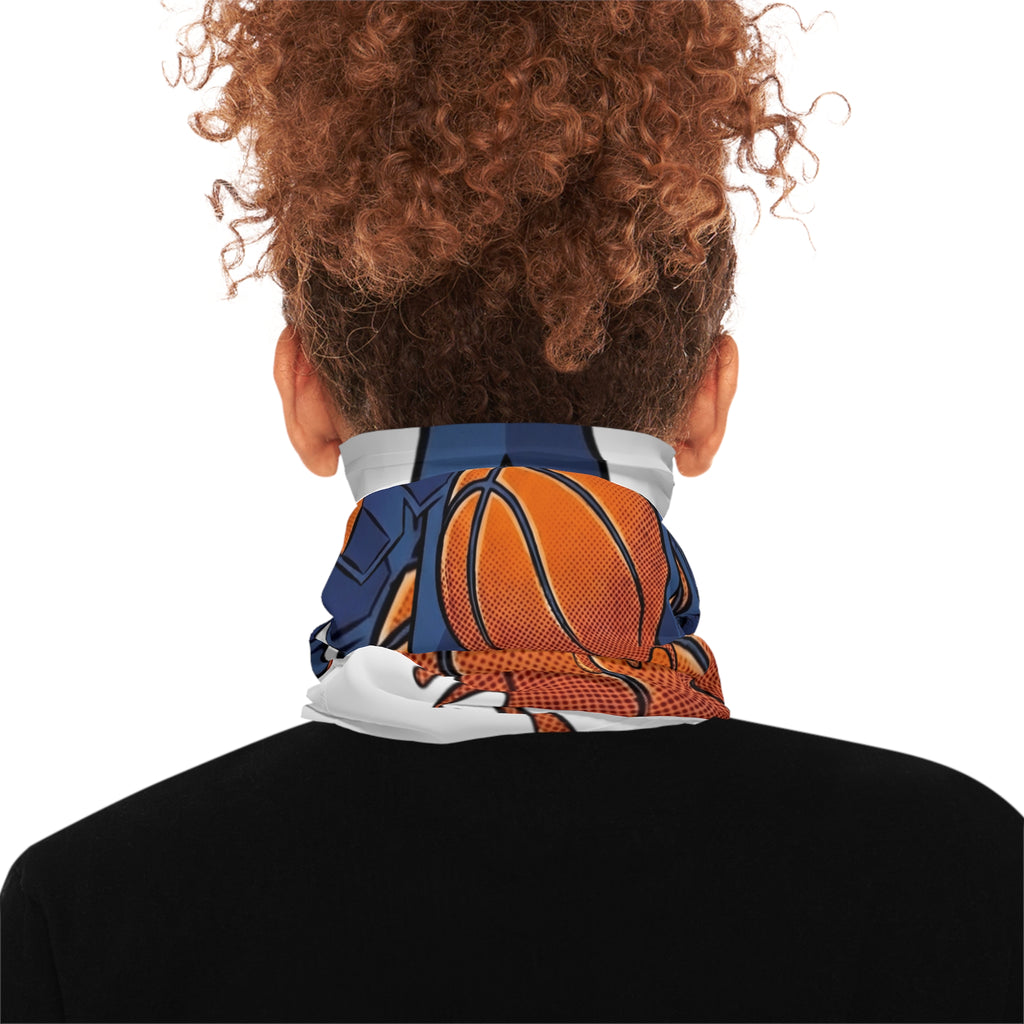 Dripping NYC Basketball Neck Gaiter | Streetball Graphic Scarf by GT Artland