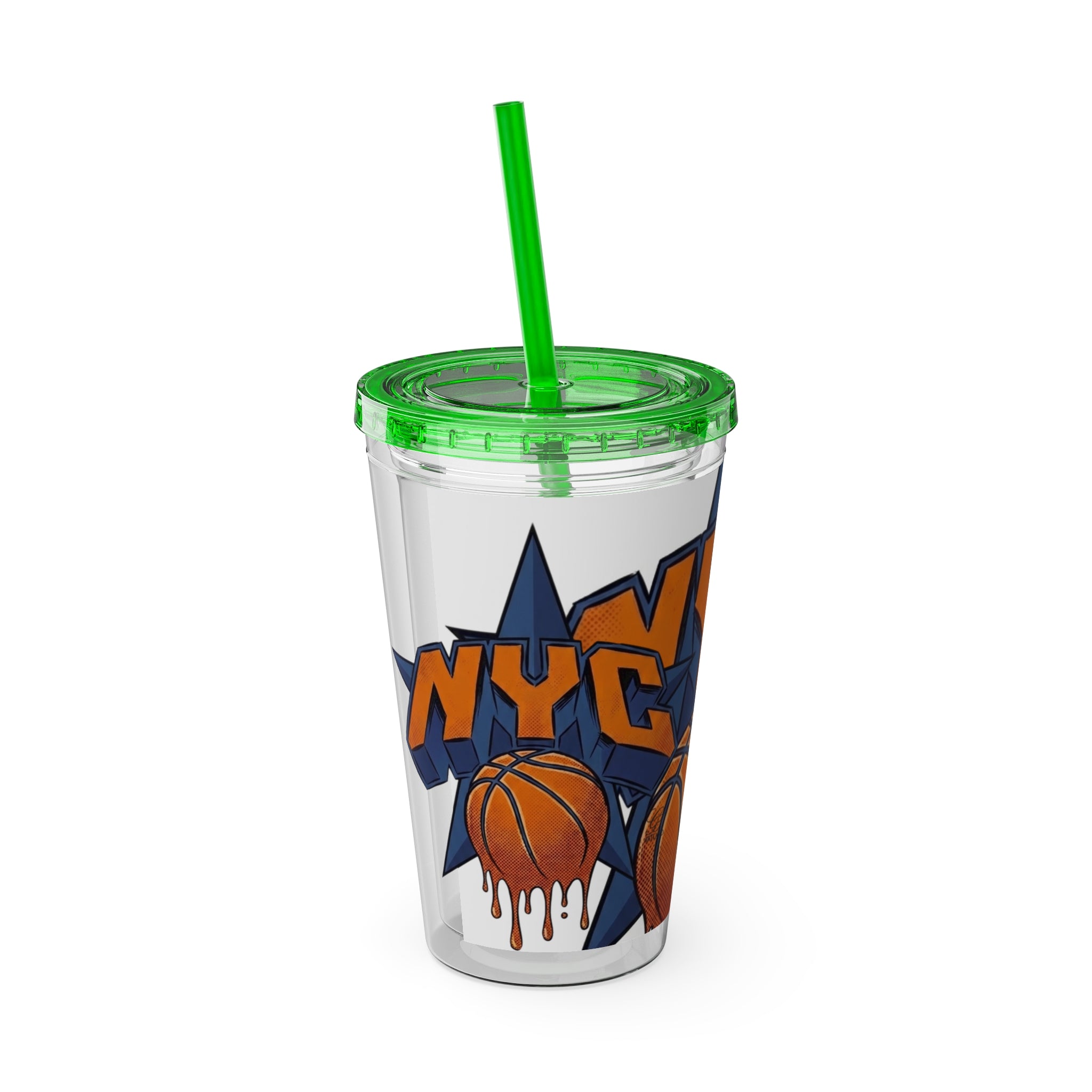 NYC Basketball Drip Tumbler 16oz