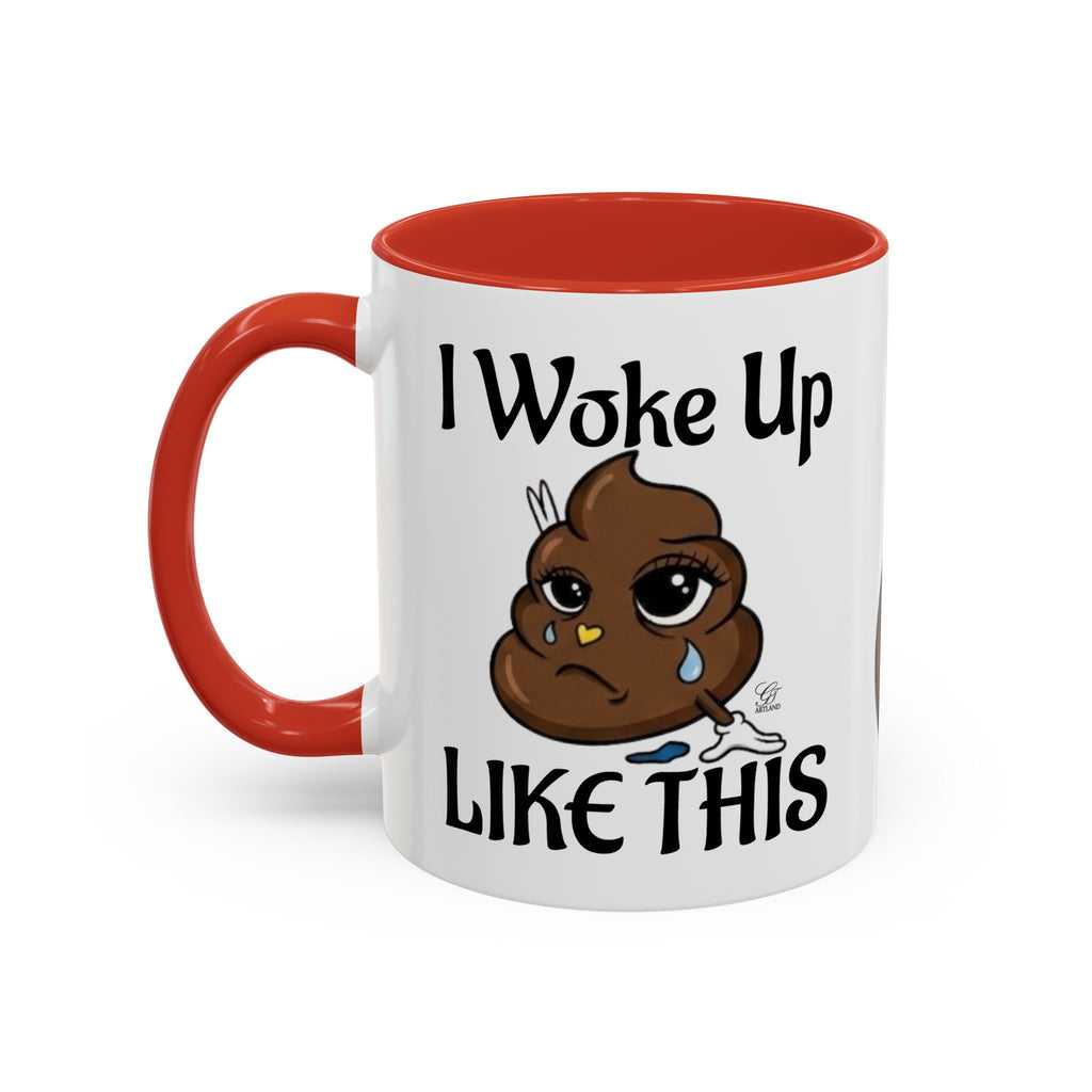 Sad Poop Emoji Coffee Mug – Funny Cute Collectors Novelty Accent Mug (11/15oz) by GT Artland