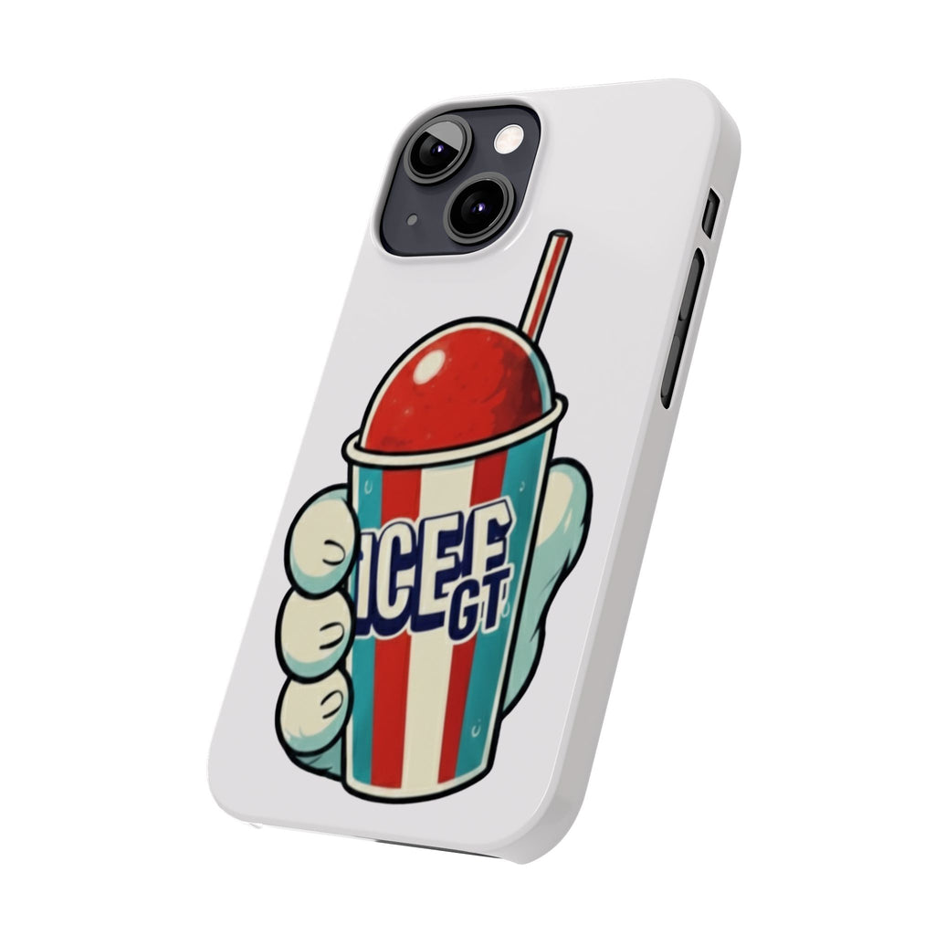 ICEE Slush Cup Slim Phone Case | Red White Blue Slushie