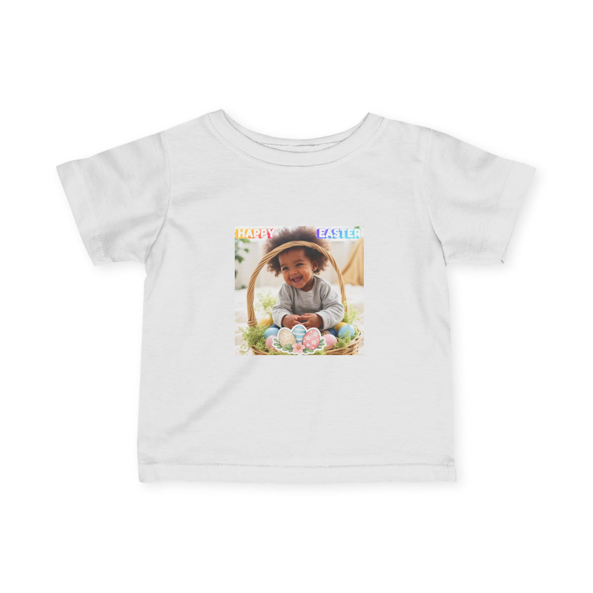 Baby Boy in Easter Basket Shirt
