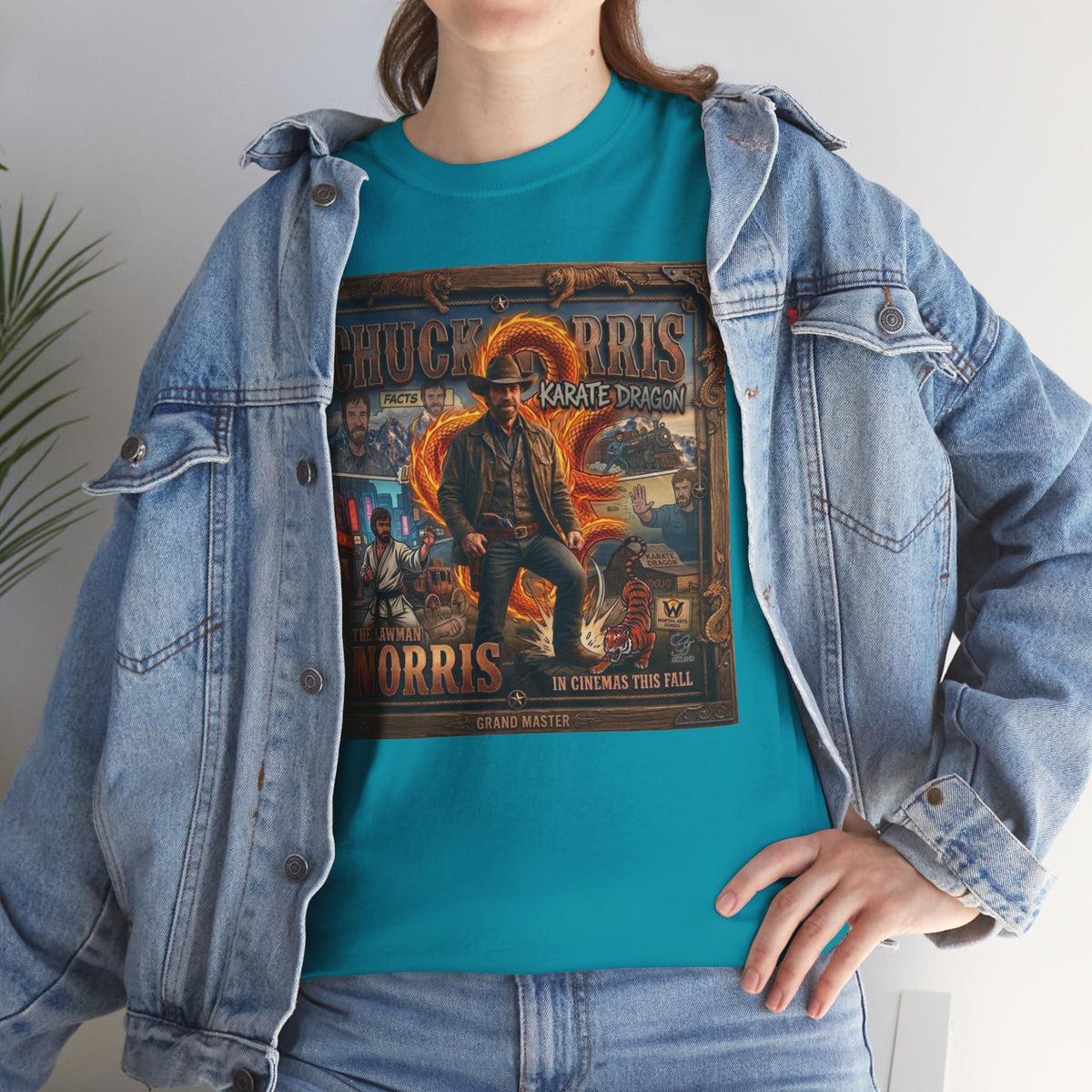 Retro Action Movie Poster T-Shirt | Vintage Fighter Hero Tee