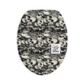 Skull N Bonez Designer Bathroom 3 Piece Rug and Toilet Mat Set by GT Artland