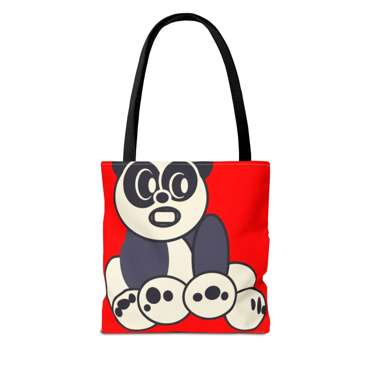 Urban Panda GT Red dye Designer Tote Bag Designer | All-Over Print by GT Artland