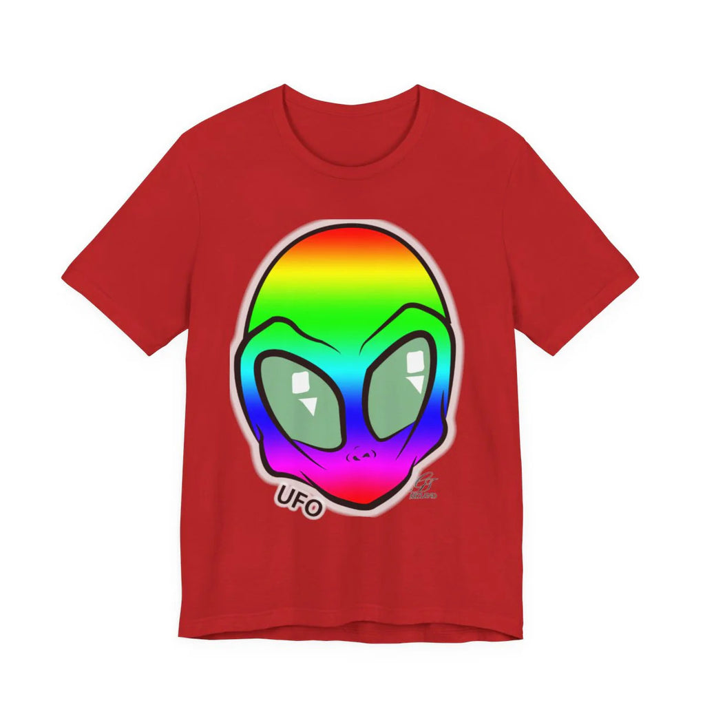 Rainbow UFO Martian 3i Atlas Edition Unisex Jersey Short Sleeve Tee by GT