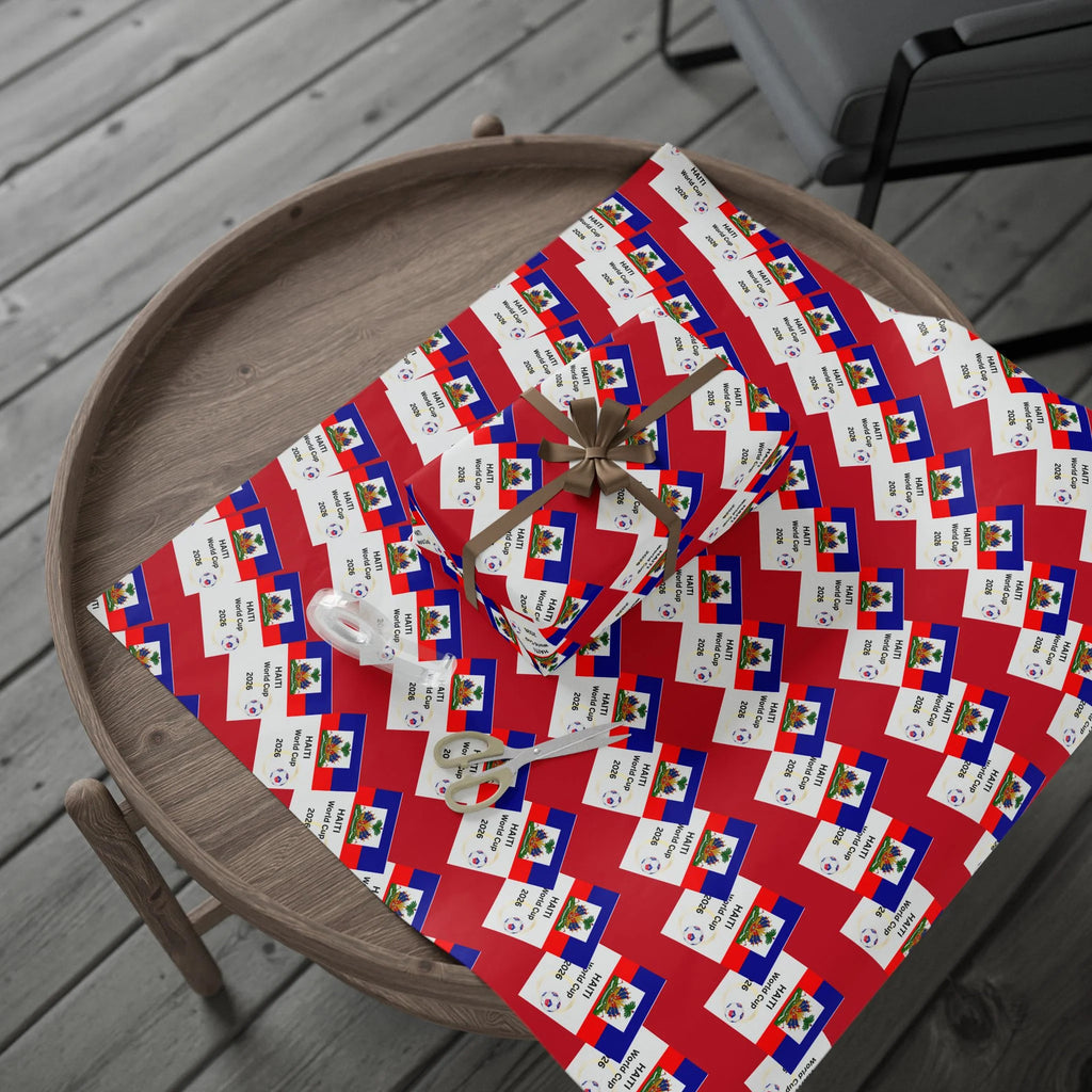 Haiti World Cup 2026 Soccer Wrapping Paper