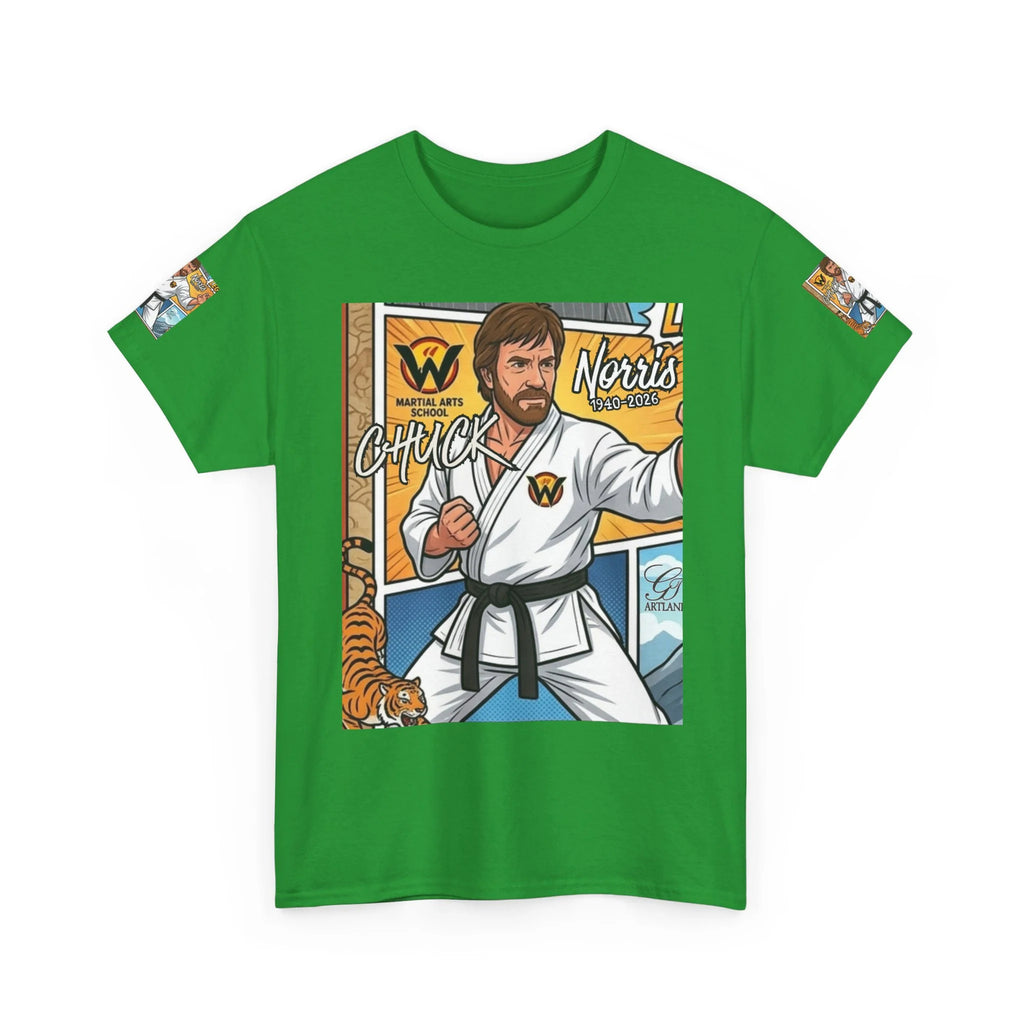 Chuck Norris Legend Karate Master Illustration Tee | Martial Arts Graphic
