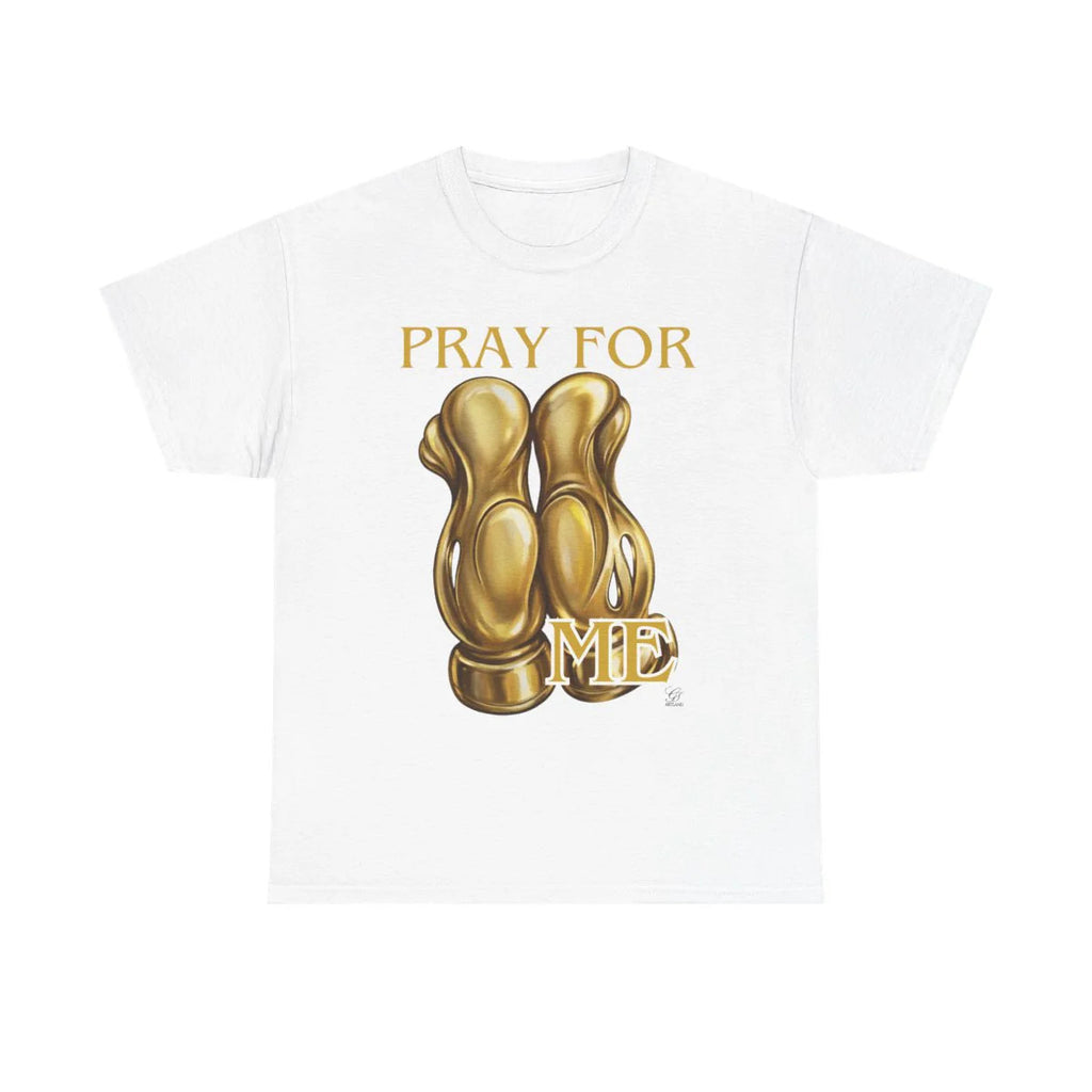 Pray For Me Gold Mikki Edtion Urban City Swag Unisex Heavy Cotton Tee by GT