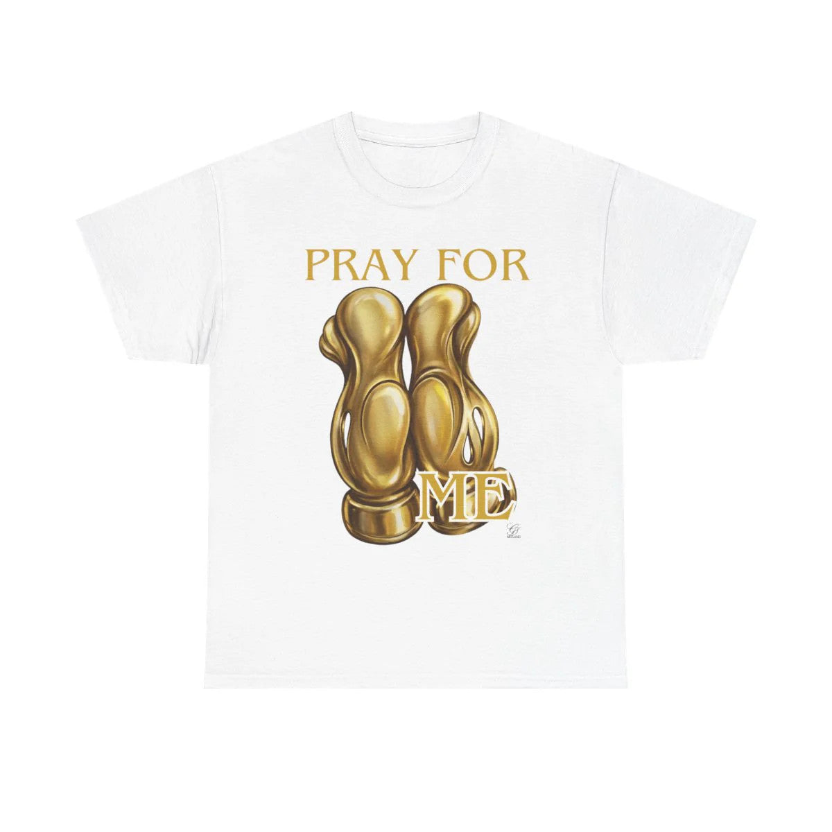 Pray For Me Gold Mikki Edtion Urban City Swag Unisex Heavy Cotton Tee by GT