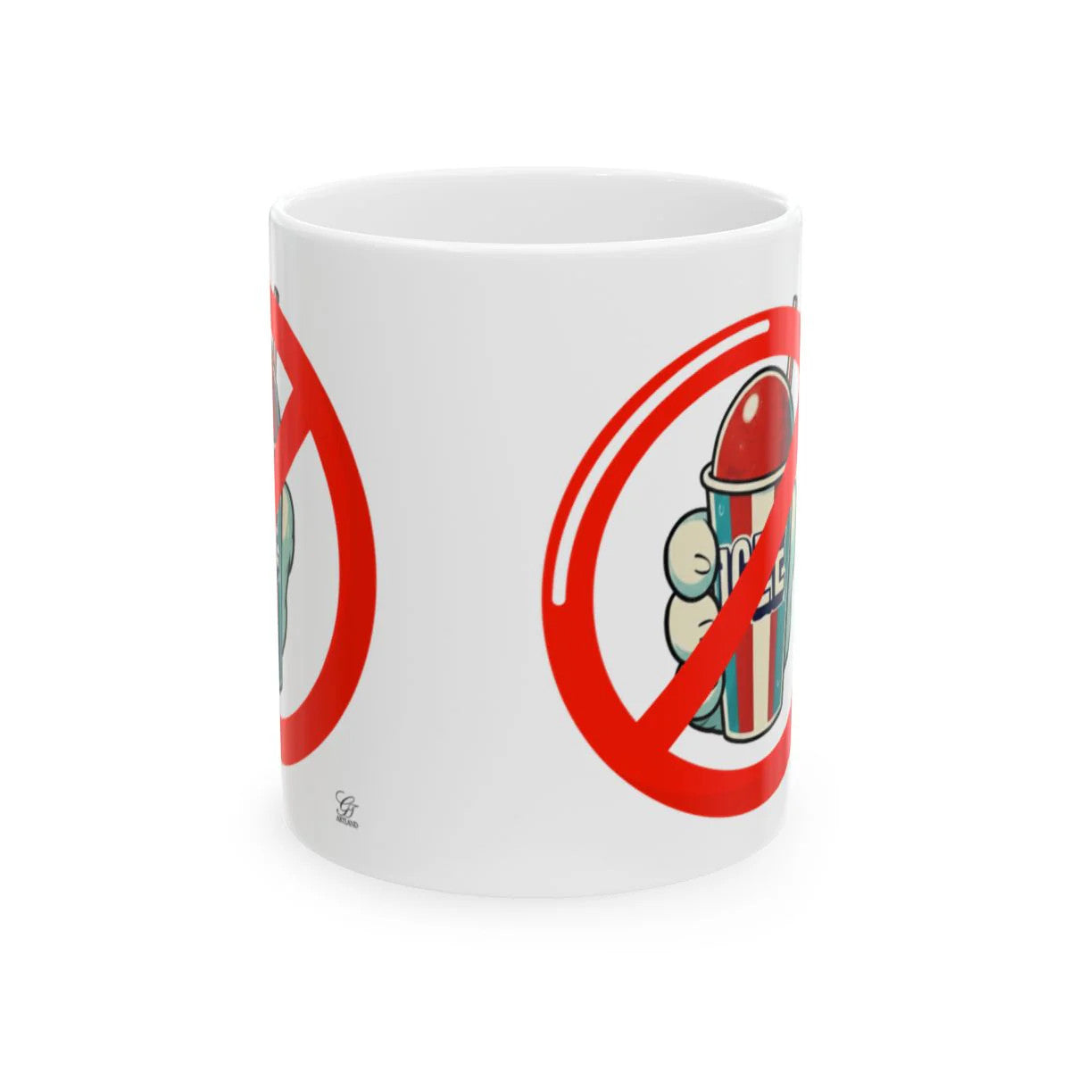 BANN ICE Ceramic Mug, (11oz, 15oz) by GT Artland