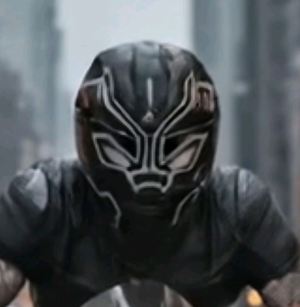 Black Panther GT BT Integrated MODULAR FULL FACE HELMET Signed Full Visibility 