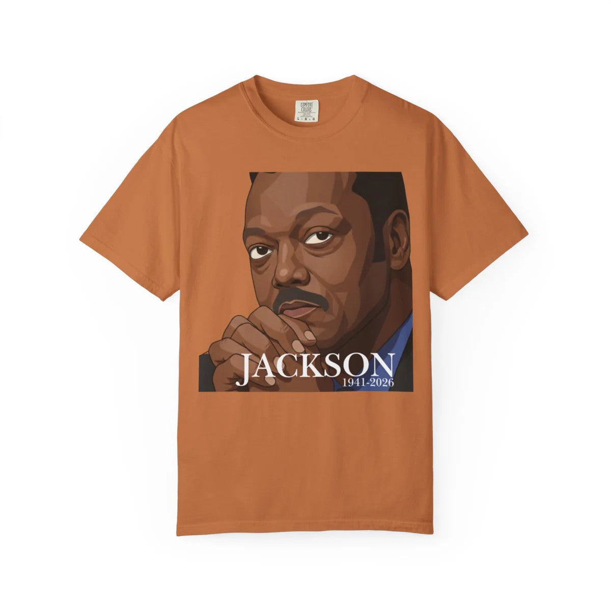 Jesse Jackson Memorial Unisex Garment-Dyed T-shirt by GT Artland
