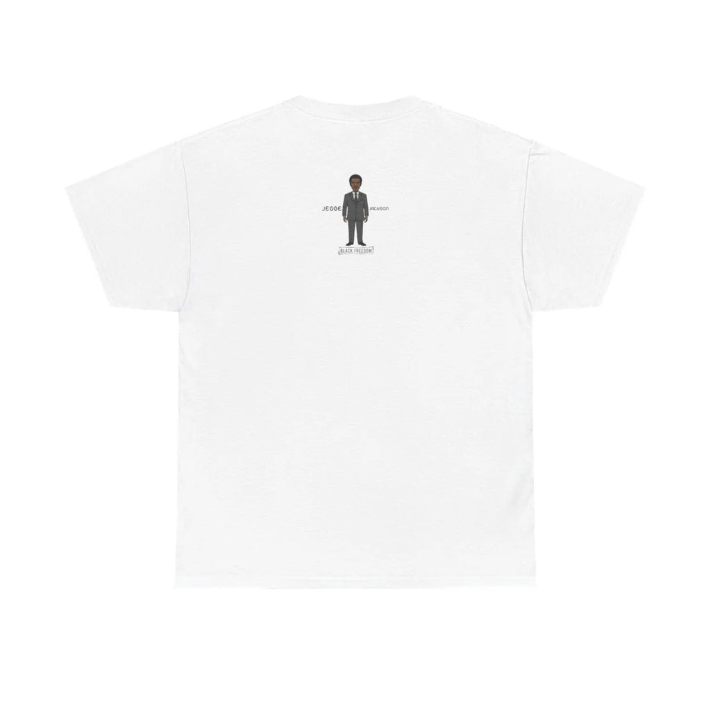 Jesse Jackson Urban Cartoon Unisex Heavy Cotton Tee by GT Artland