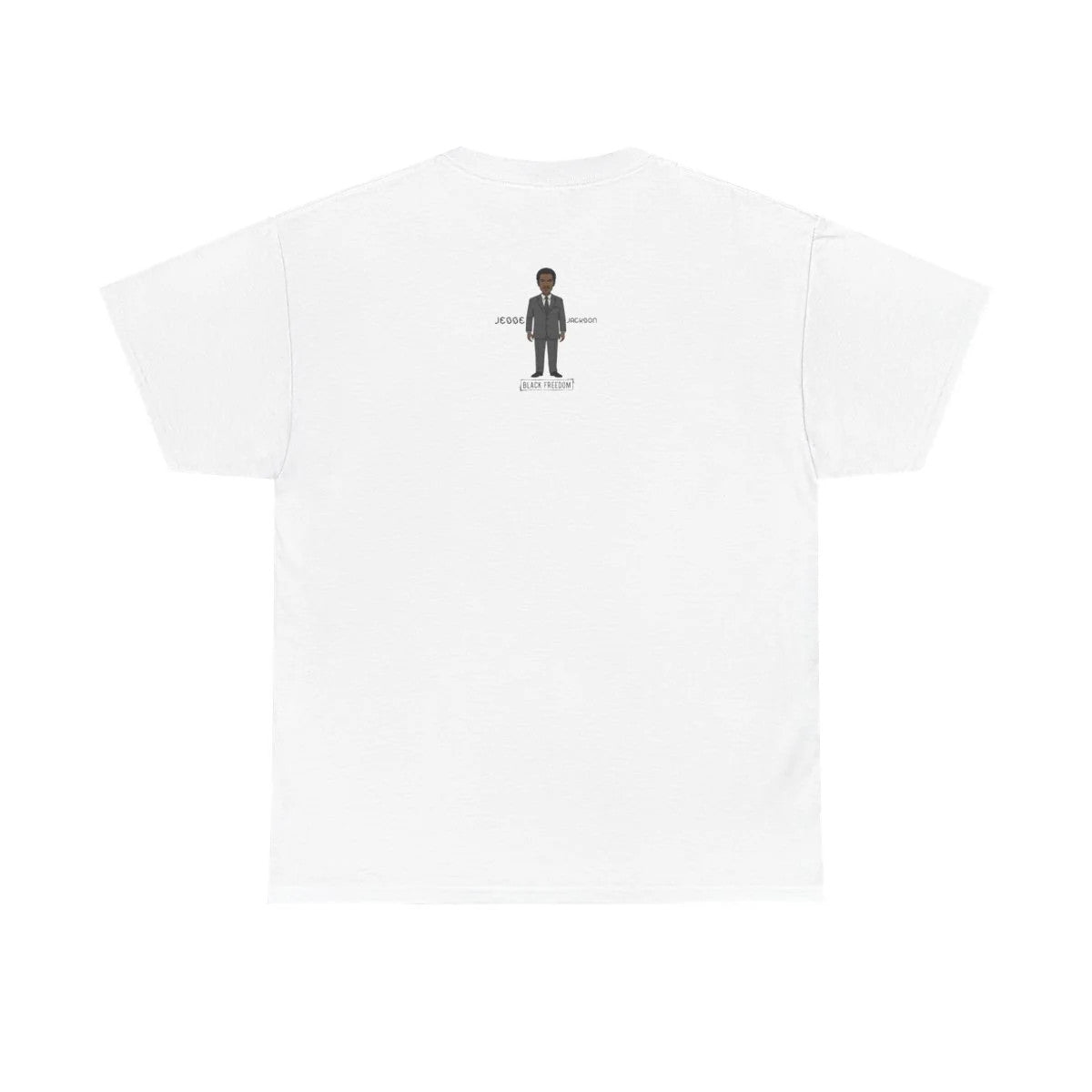 Jesse Jackson Urban Cartoon Unisex Heavy Cotton Tee by GT Artland