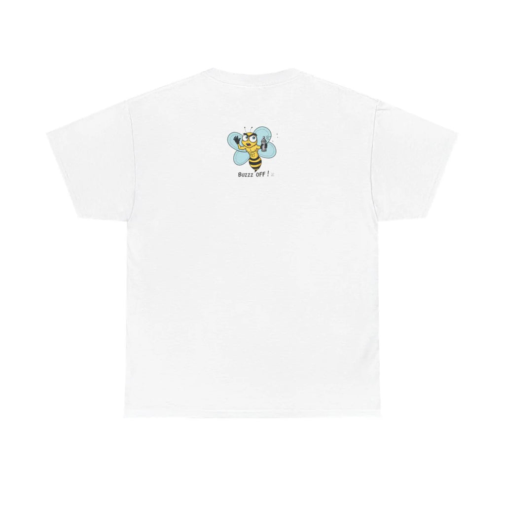 Buzz Off Bumble Bee Toon Unisex style Heavy Cotton Tee BY GT ARTLAND