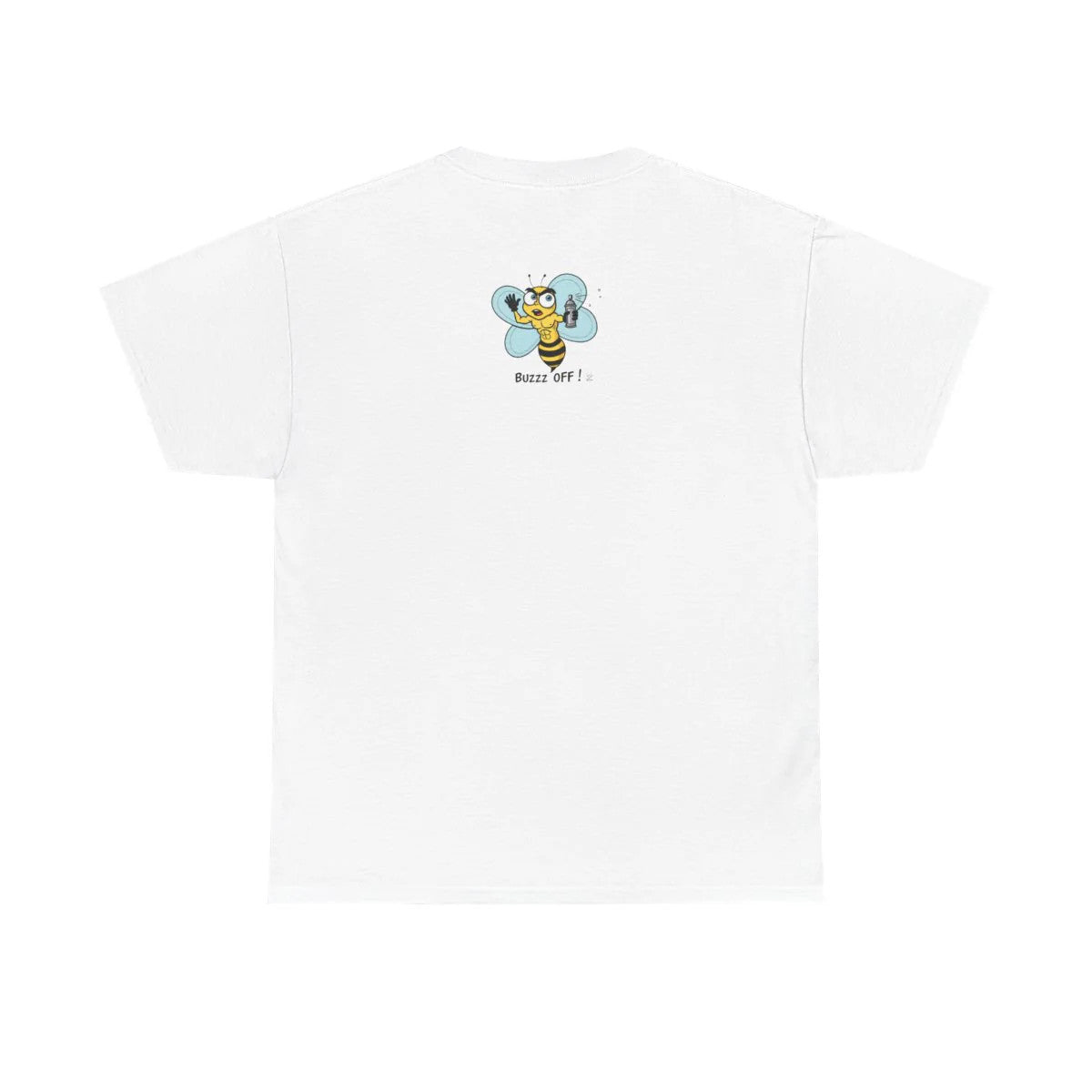 Buzz Off Bumble Bee Toon Unisex style Heavy Cotton Tee BY GT ARTLAND