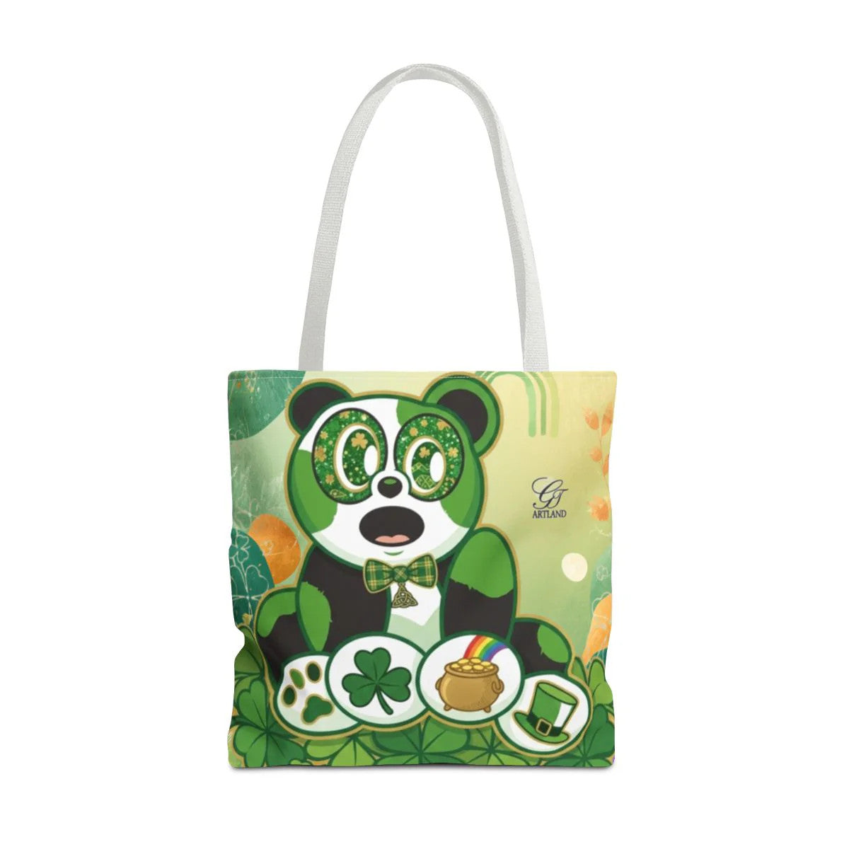 Irish Panda Urban Swag Designer Tote Bag by GT Artland