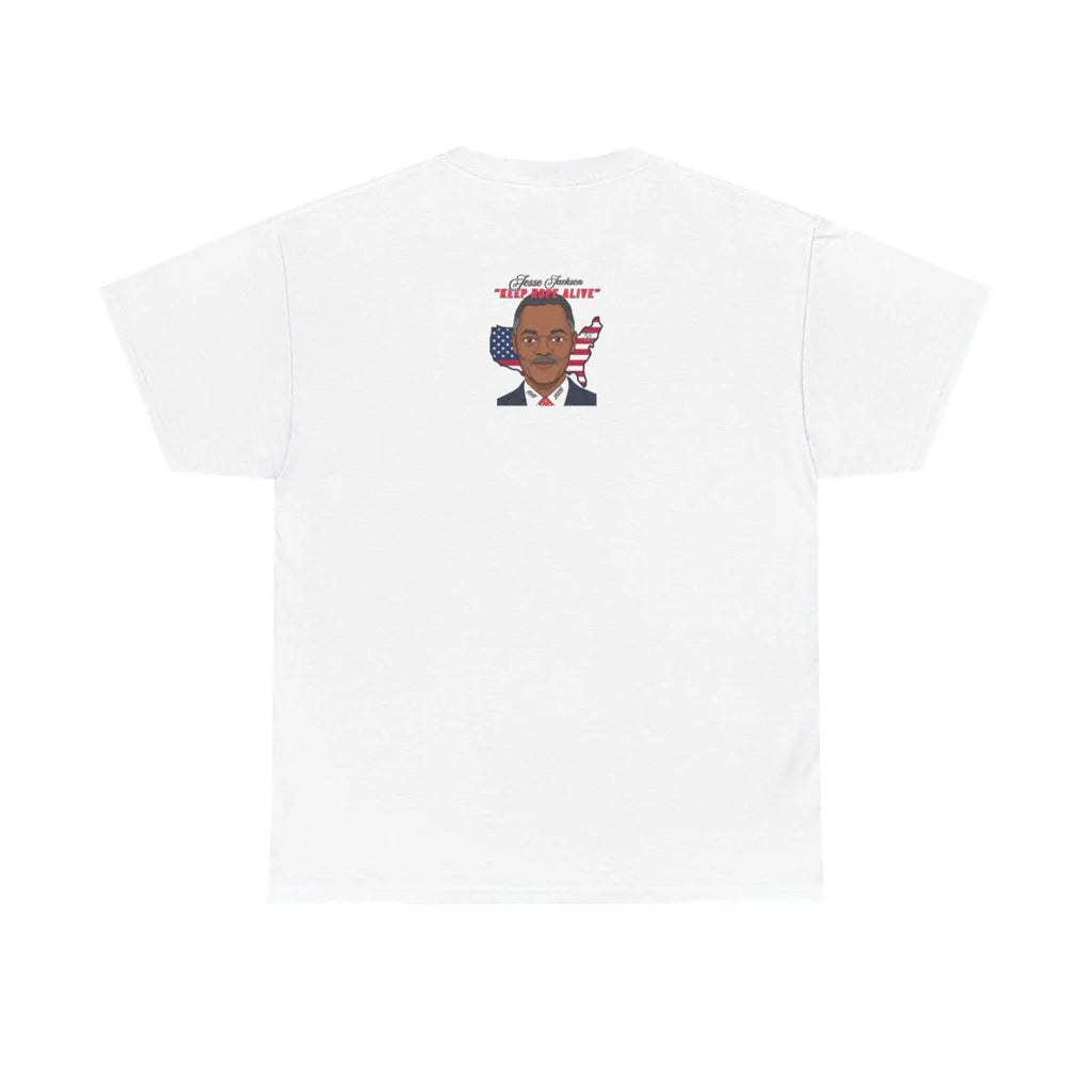 Jesse Jackson "Keep Hope Alive" USA Designer Unisex Heavy Cotton Tee