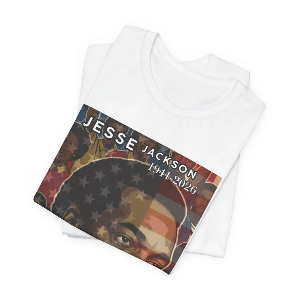 Historical Jesse Jackson Legacy Tribute American PRIDE 1941-2026 Afro Style