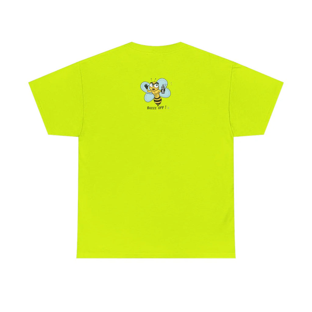 Buzz Off Bumble Bee Toon Unisex style Heavy Cotton Tee BY GT ARTLAND