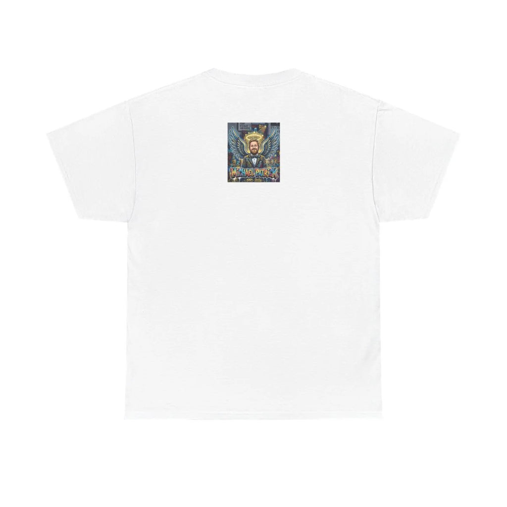 Michael Patrick Tribute Urban Angel Style Designer Unisex Heavy Cotton Tee by