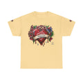 HEARTS AND ROSES Tattoo Styled Original T Shirt with Personalization by GT