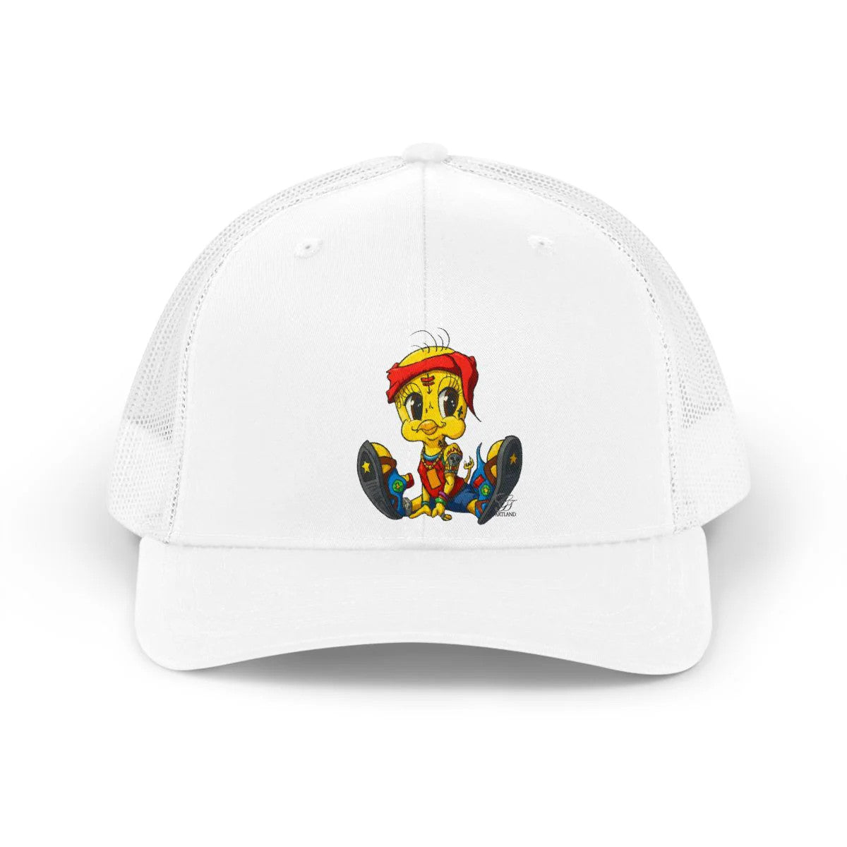 Hustler Tattoo Bandana Bird Classic Edition Designer Trucker Retro Hat by GT