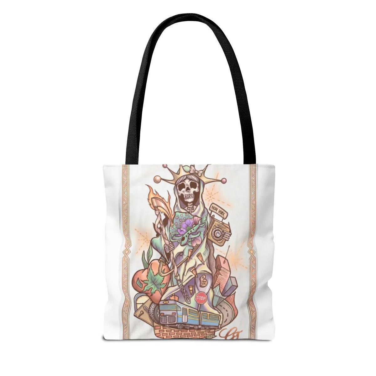 Statue of Injustice Designer Tote Bag by GT Artland
