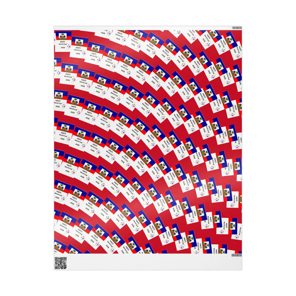 Haiti World Cup 2026 Soccer Wrapping Paper