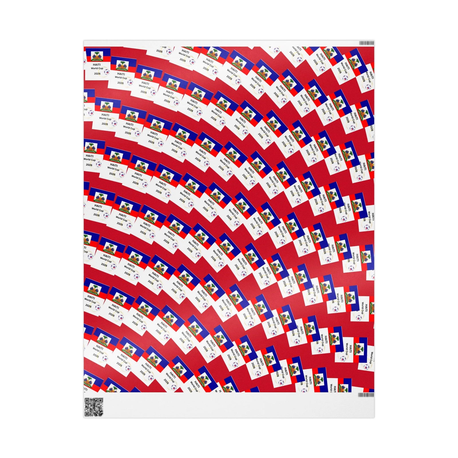 Haiti World Cup 2026 Soccer Wrapping Paper
