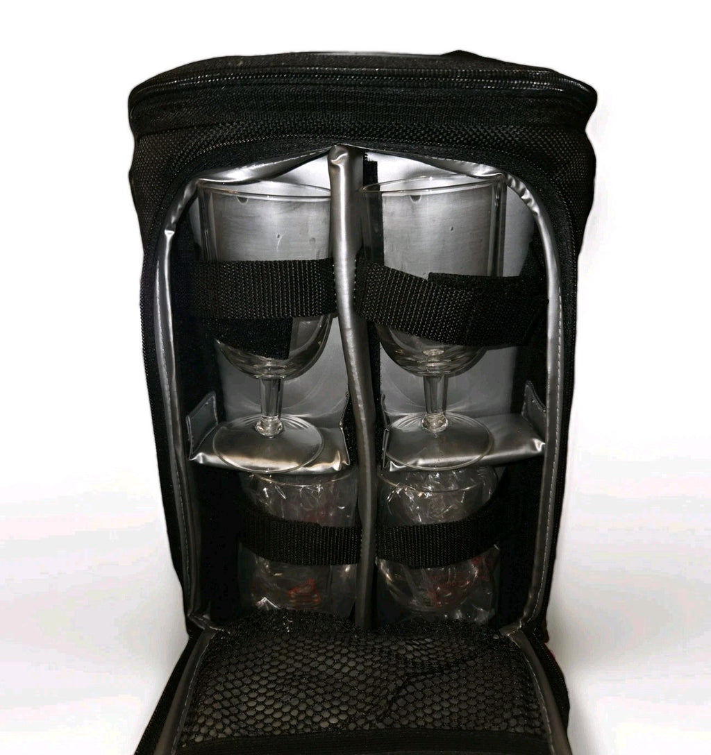 Wine Cool-Carry Plus W/ Thermal Insulation Bag Carrier Cooler Great For Picnics