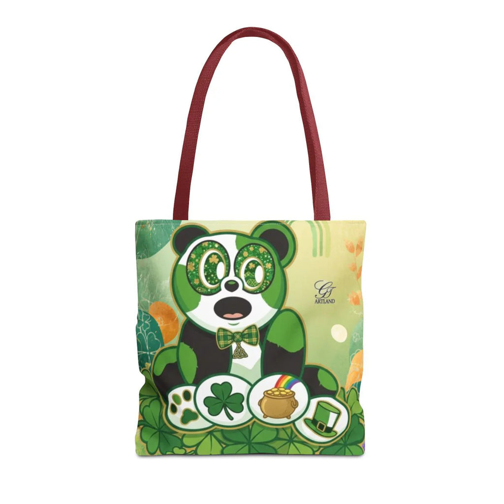 Irish Panda Urban Swag Designer Tote Bag by GT Artland