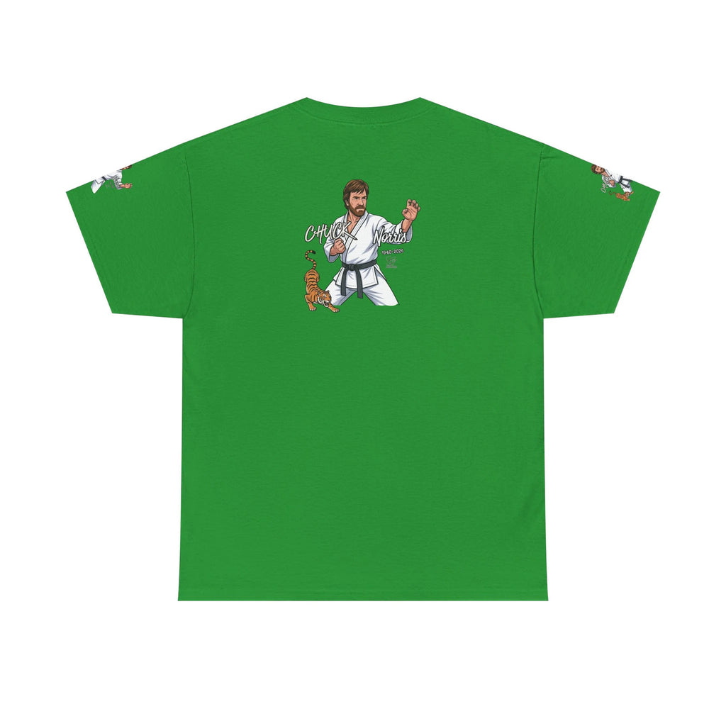 Chuck Norris Karate Pose T-Shirt | Tiger Illustration, Martial Arts Tee by GT