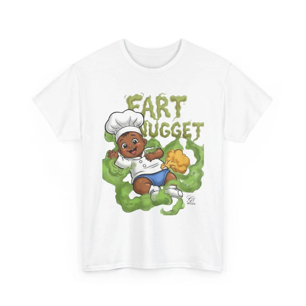 Fart Nugget Baby Unisex Heavy Cotton Tee by GT Artland